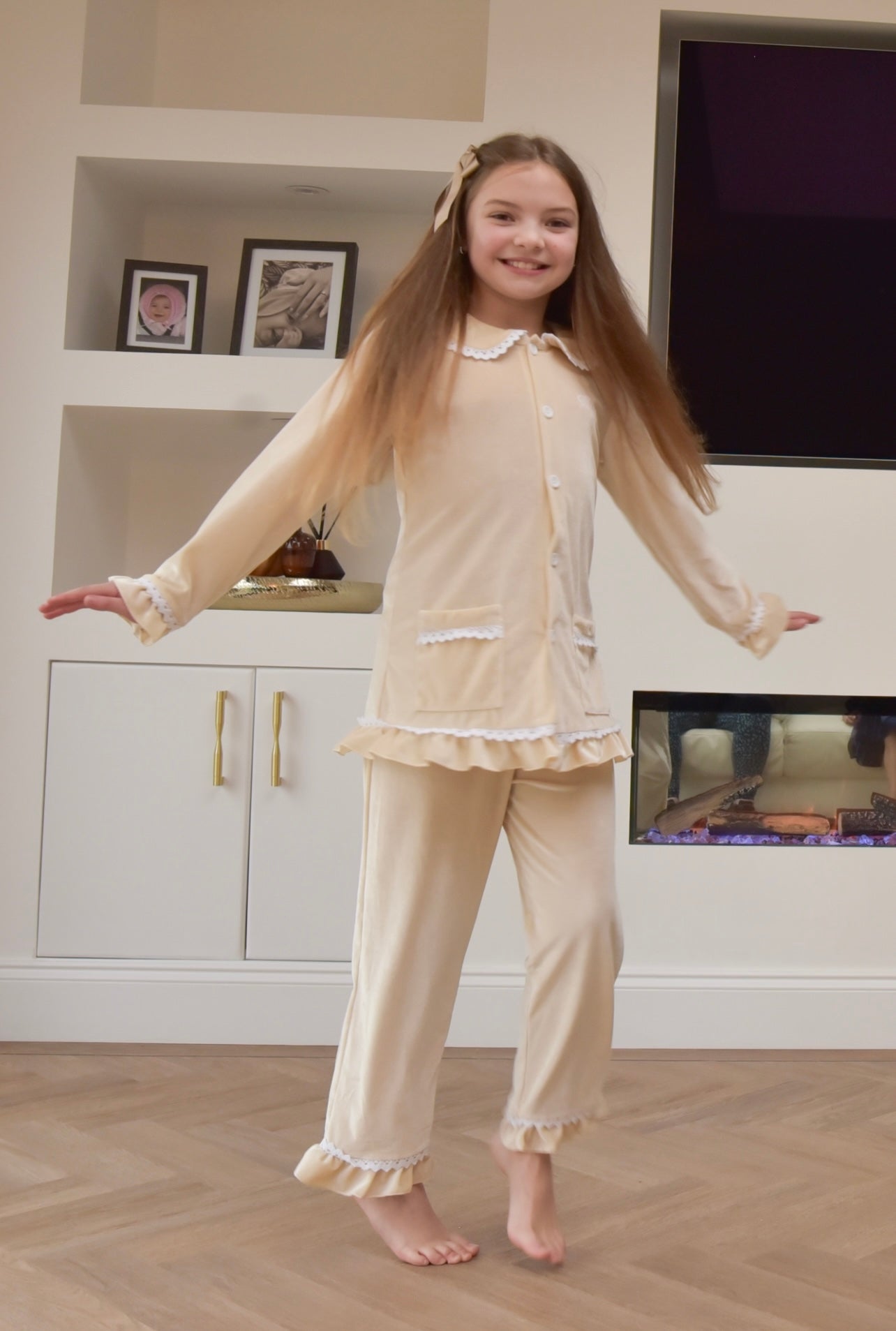 Girls Champagne Luxe Pyjamas