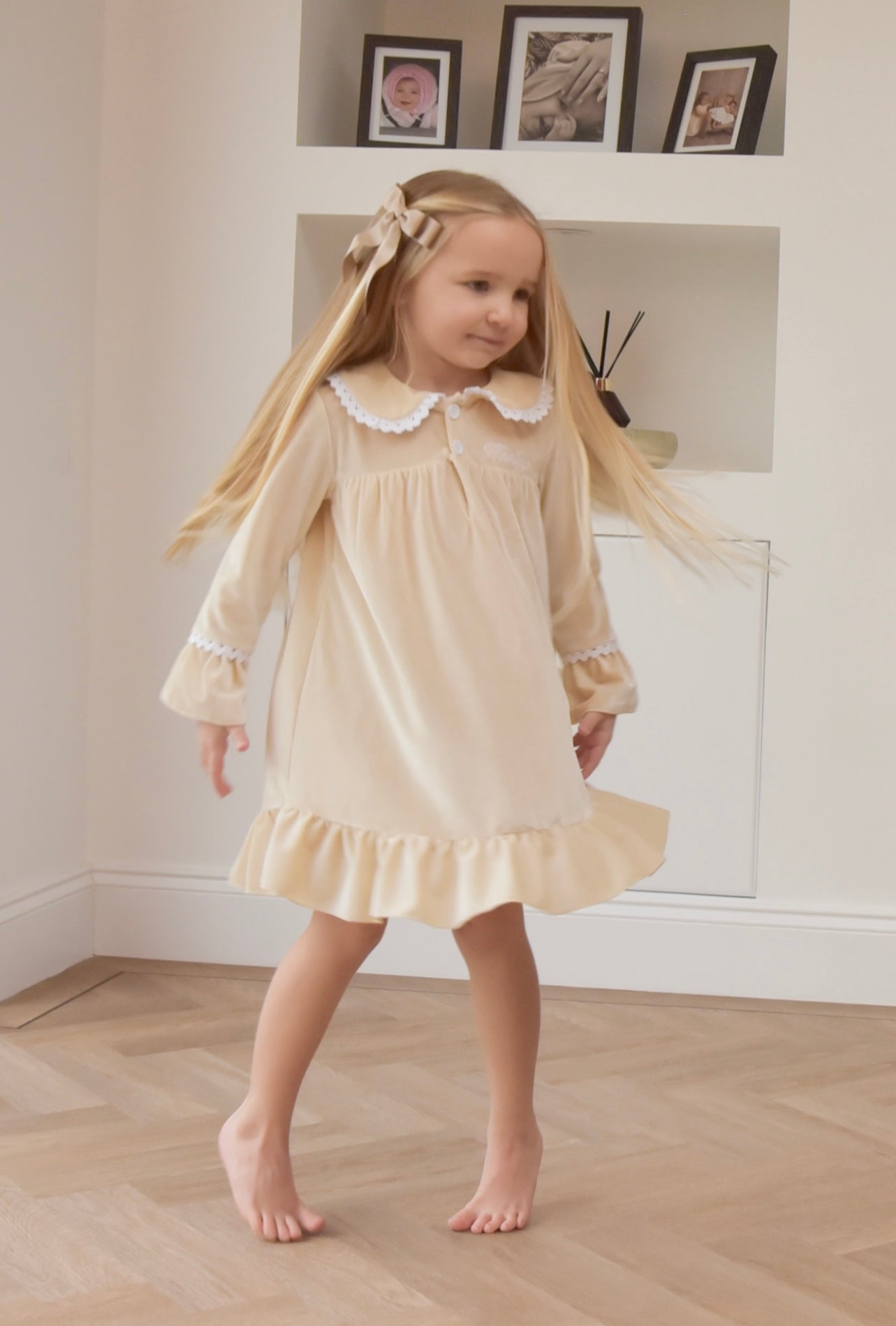 Girls Champagne Luxe Nightdress