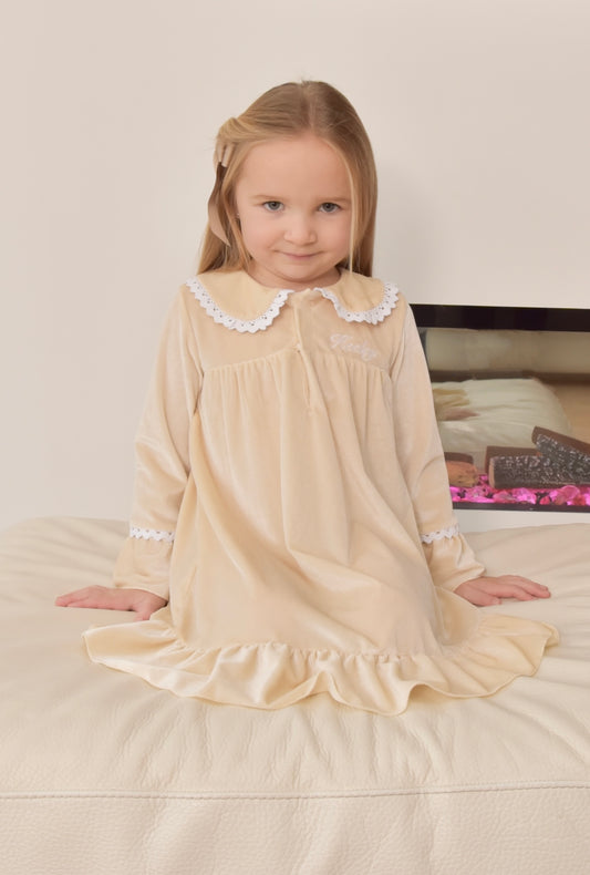 Girls Champagne Luxe Nightdress