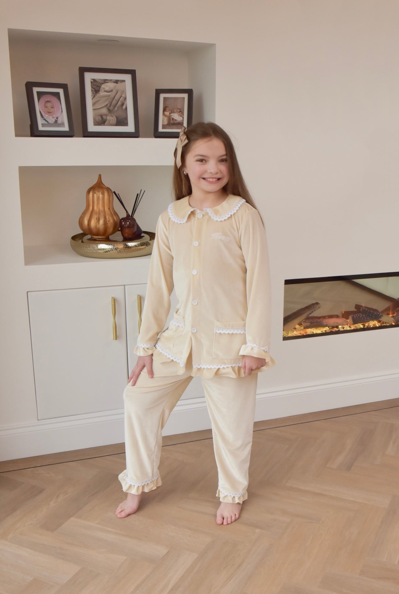 Girls Champagne Luxe Pyjamas